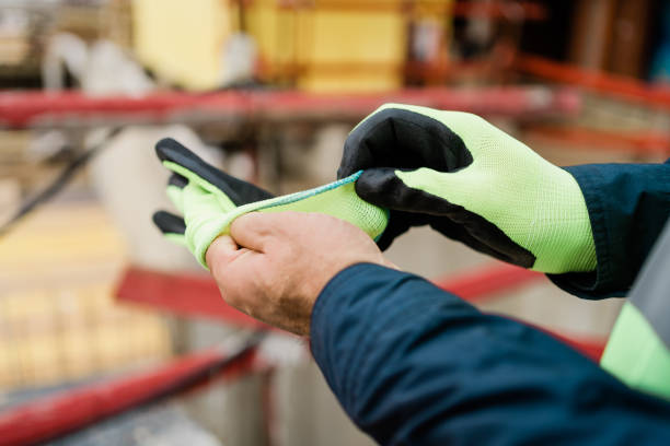 Industrial hand protection gloves