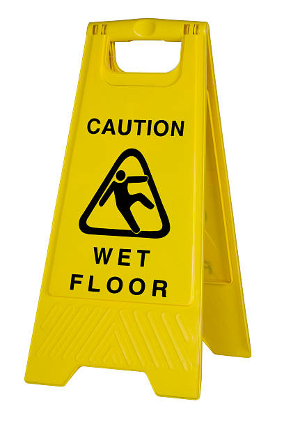 Wet floor signage